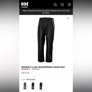 Helly Hansen Rain Pants